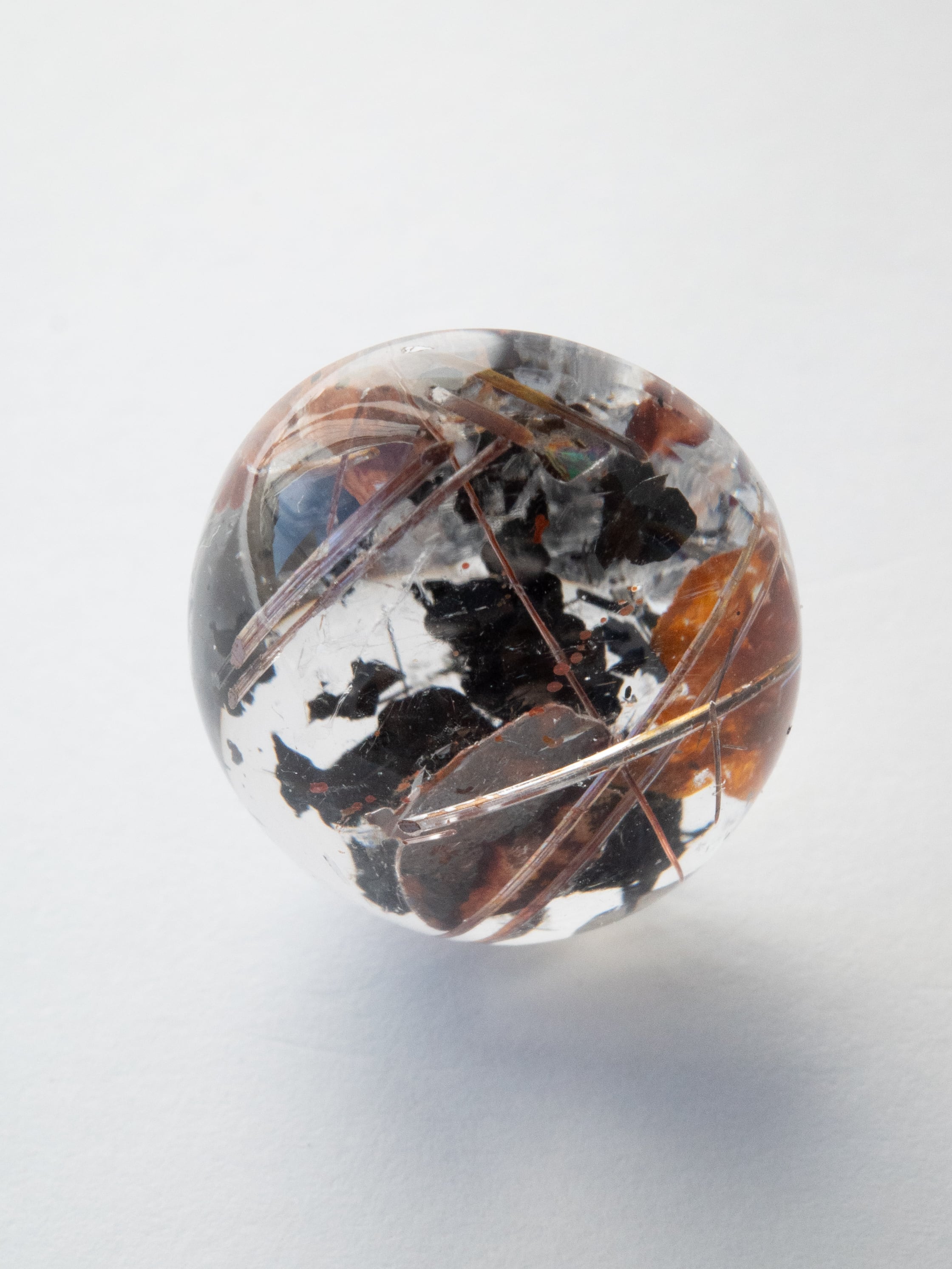 ルチルクォーツ ルチルクォーツ14mm 最高品質 no59／鑑別証明書付き