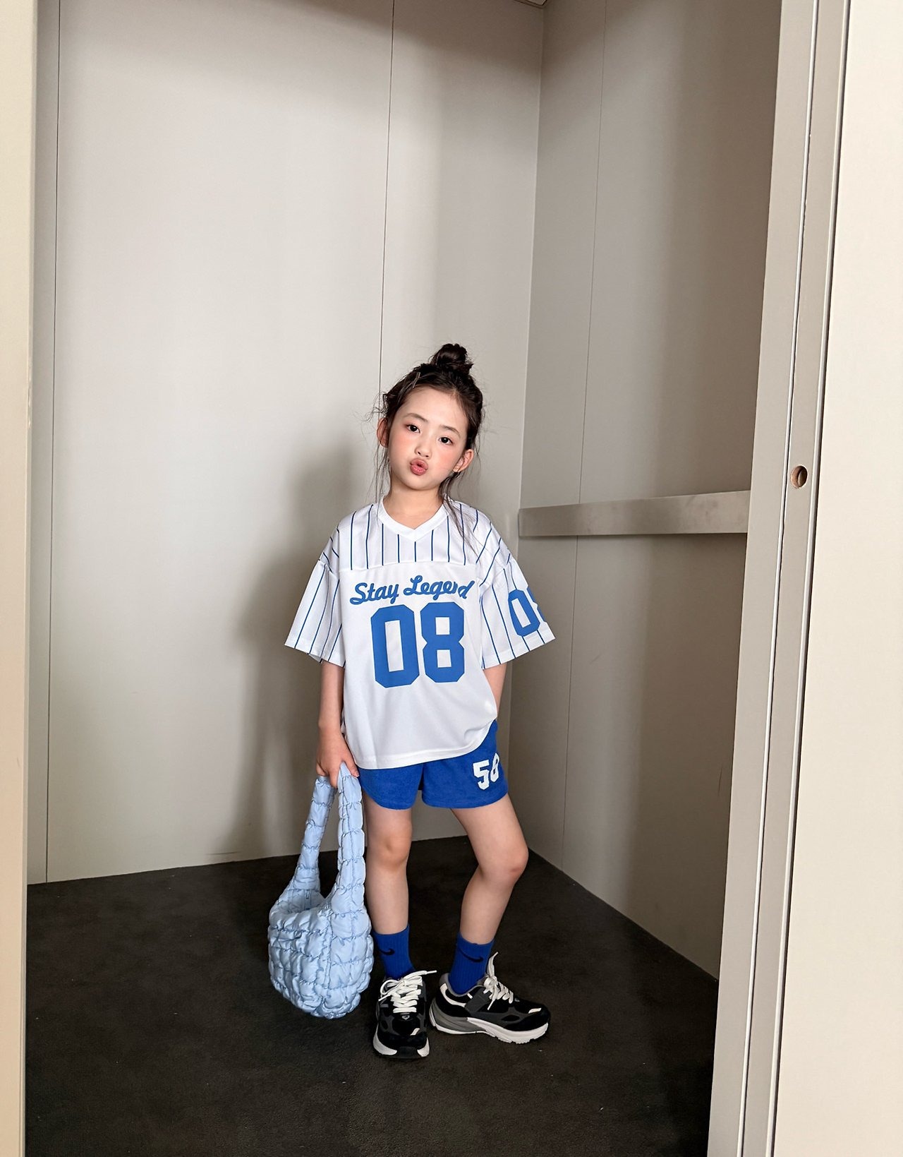 [COMMA] Color Match Number Tee / [콤마] 배색넘버티