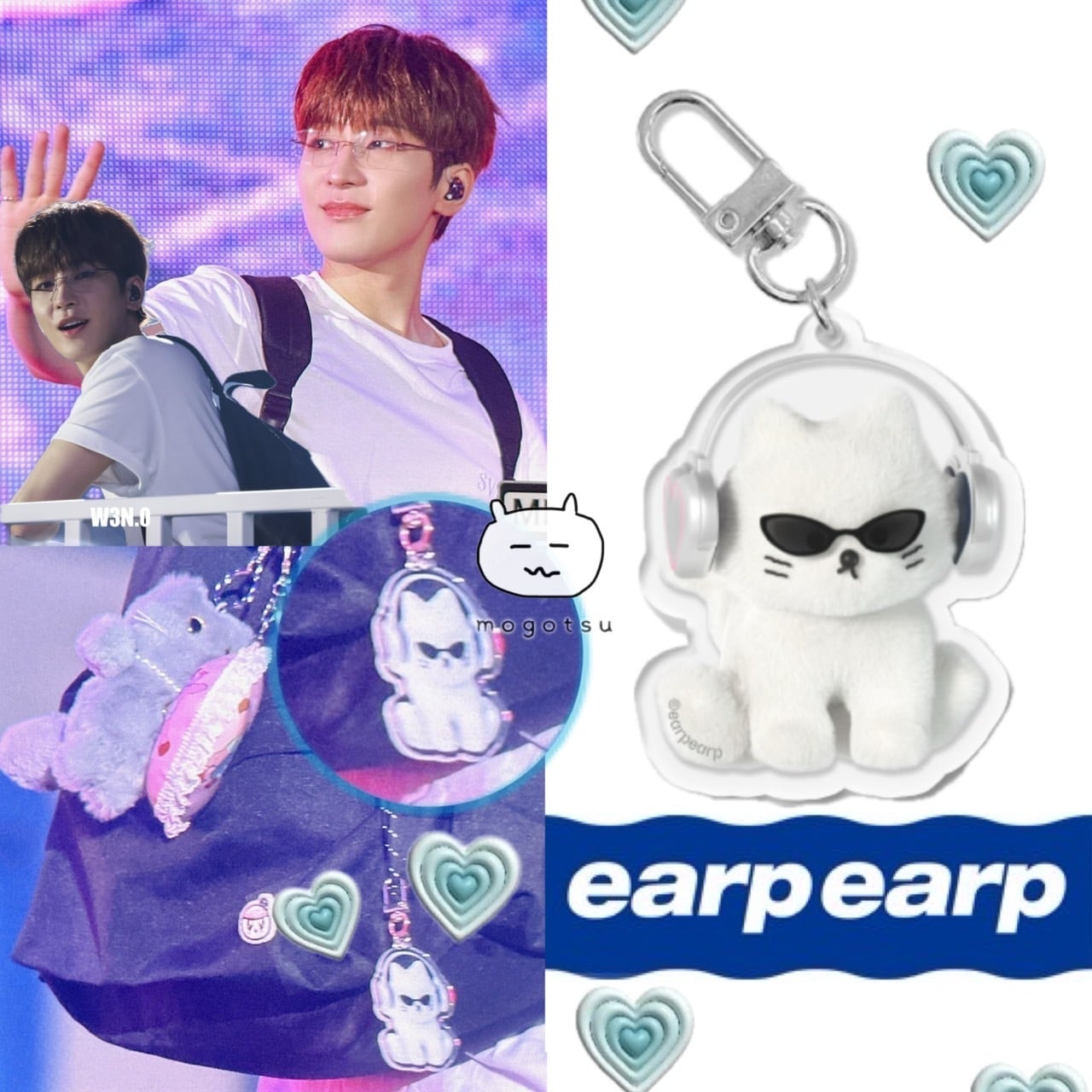☆SEVENTEEN ウォヌ 着用!!【EARPEARP】ヘッドセットチチ ☆SEVENTEEN ウォヌ 着用!!【EARPEARP】ヘッドセットチチ