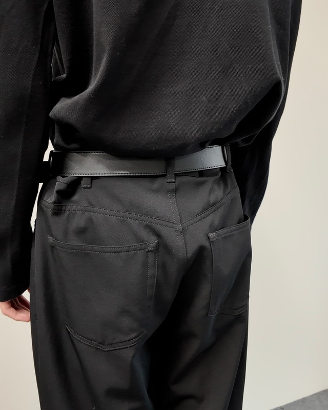 【BALENCIAGA】5P black trousers