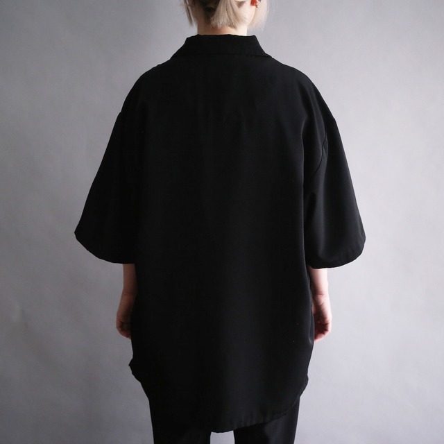 "龍×刺繍” neon color dragon pattern loose h/s shirt