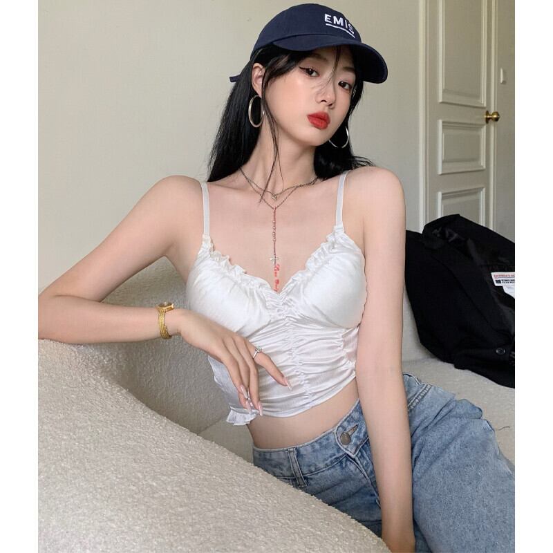 Vネックホワイトサマーショート 夏物 ピュア ガールズファッション65533386244