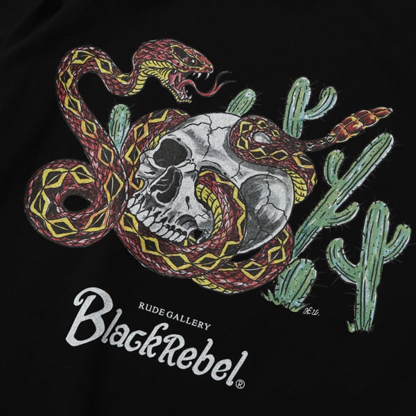 RUDE GALLERY  SNAKE & SKULL TEE