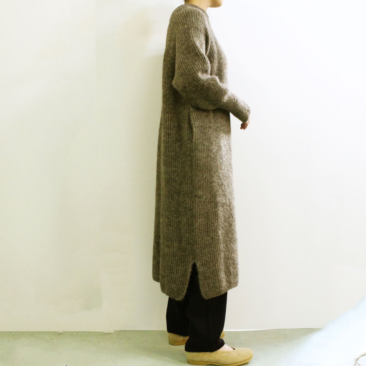 COMM.ARCH. コムアーチ ニット ワンピース アルパカ ウール ウール