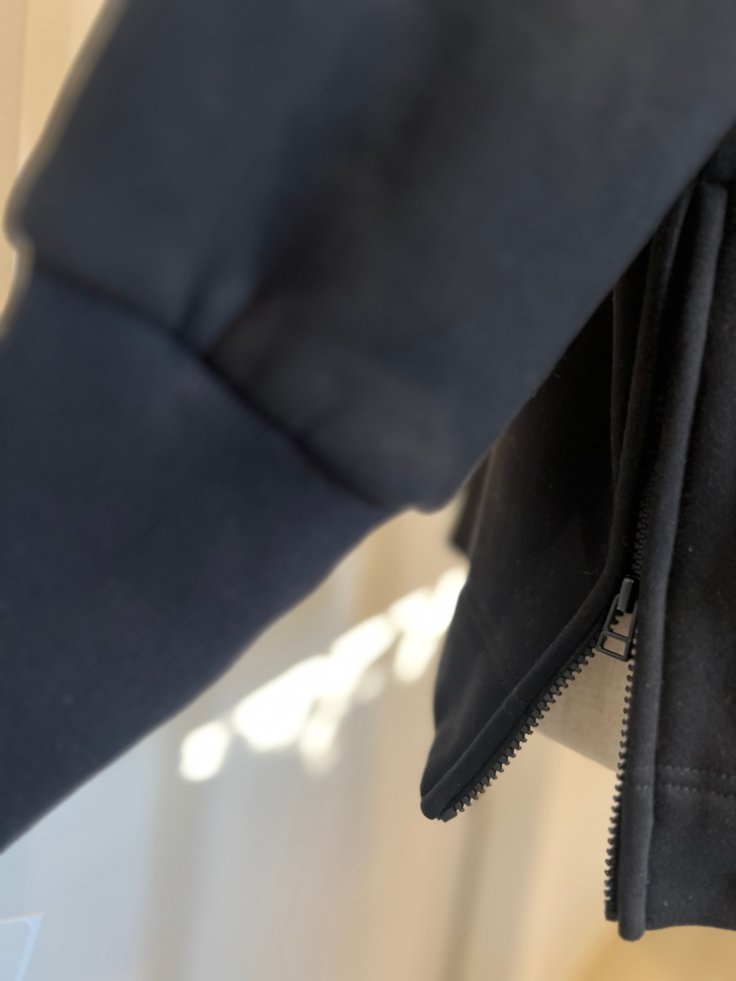 【PASSIONE】裏起毛サイドジッププルオーバー