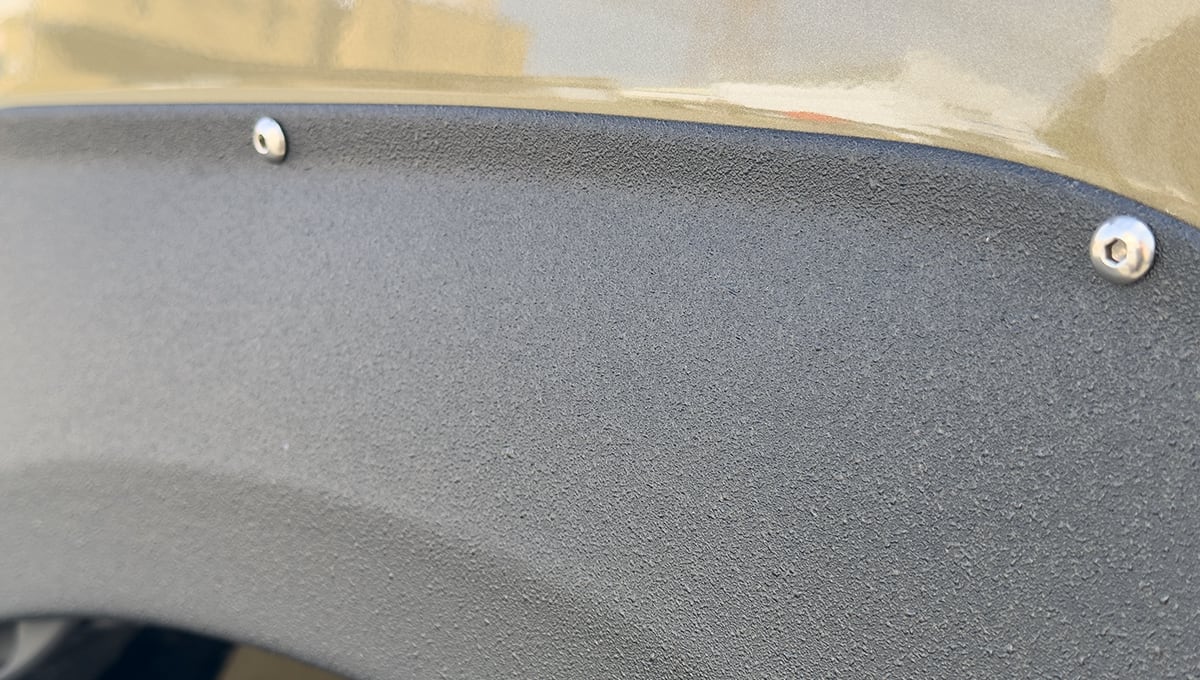 コピー：Ｓ700系　ABS黒シボ / ダミーリベットタイプ ラプター塗装仕上げ《フェンダーエクステンション》【S700V/S710V アトレー / デッキバン用】