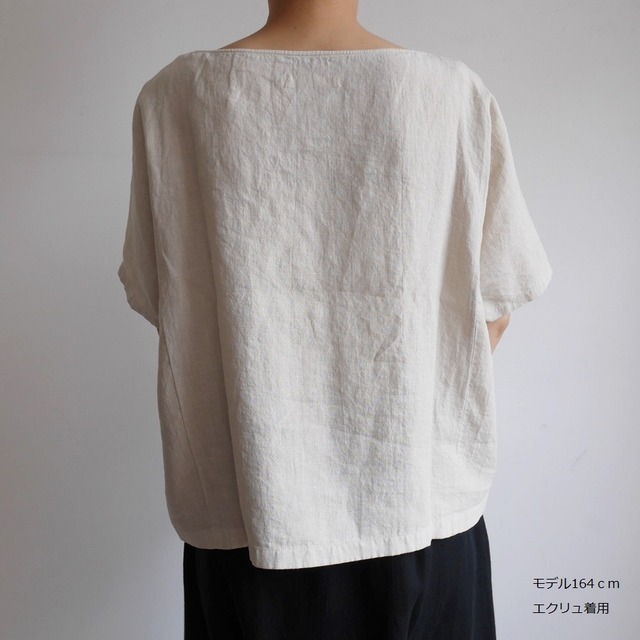 linen pullover　リネンプルオーバー　evam eva