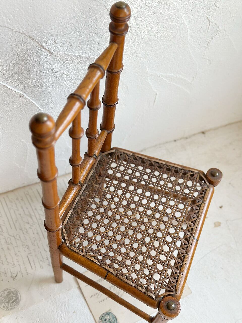 バンブー ドールチェア 人形用椅子 | Brocante de La Cocotte