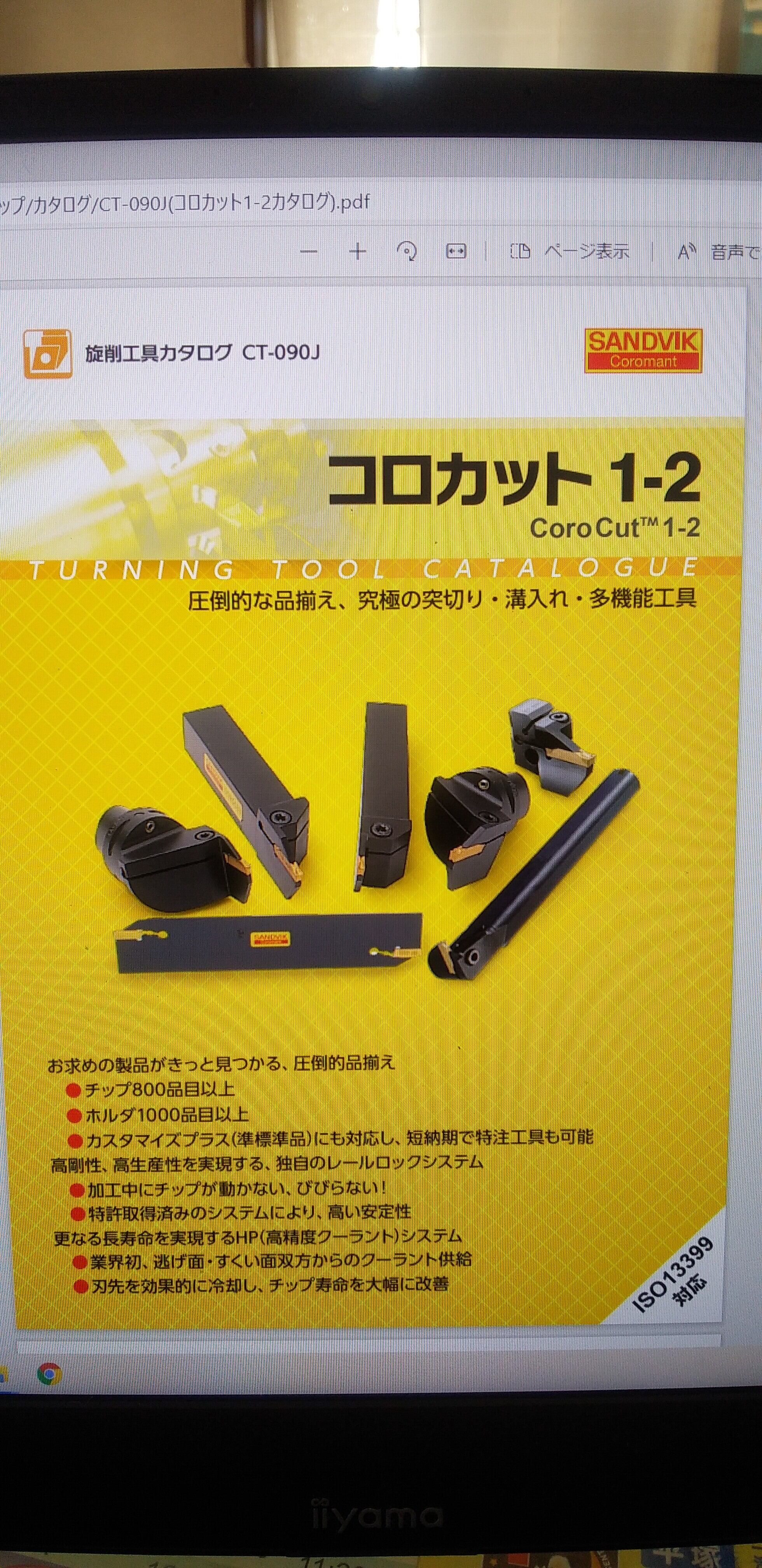 205P超硬ﾁｯﾌﾟ式 外径突切・溝入ﾊﾞｲﾄ 右勝手 3mm巾 RF123G20-1616B 新品ﾁｯﾌﾟ付 超硬っと(チョコット)工具  レンタル＆販売