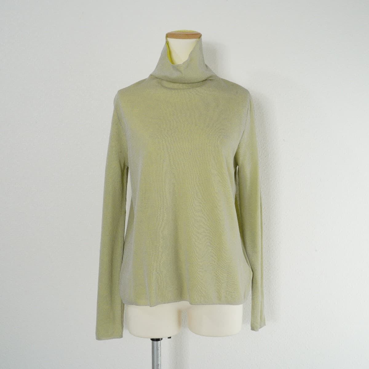 AMERI アメリ CHAMBRAY LIKE 2WAY KNIT シャンブレーライク2ウェイ 