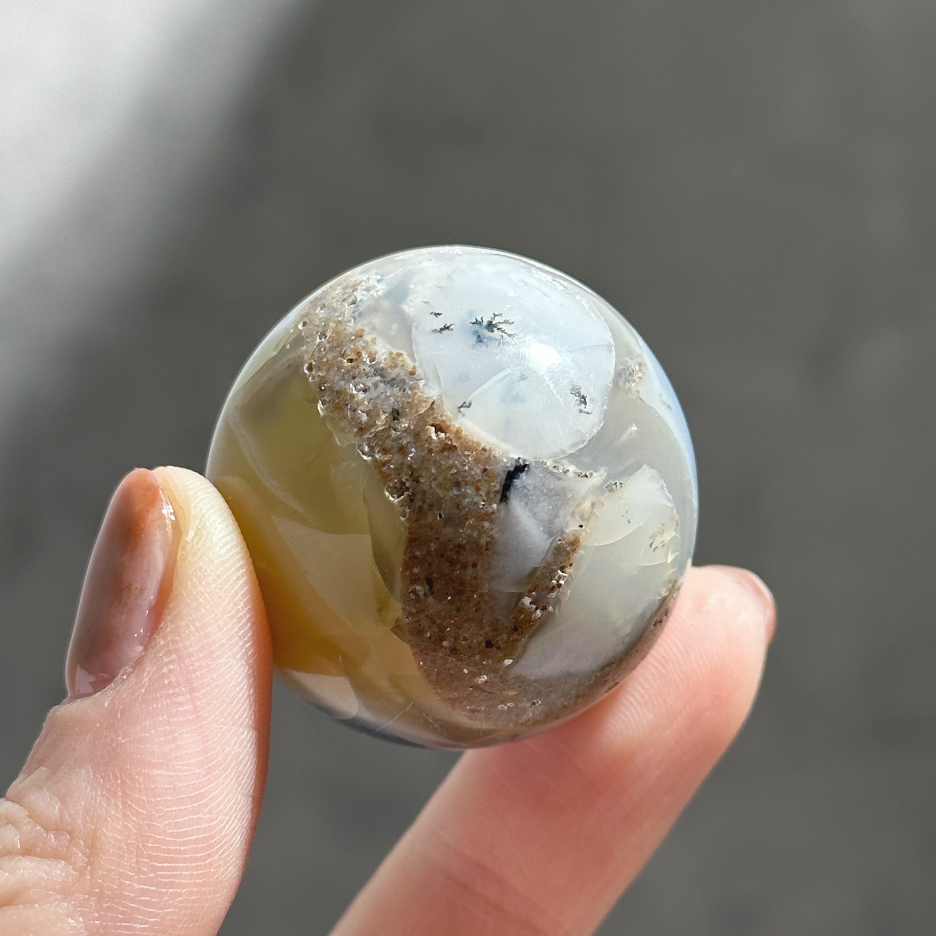 デンドリティックアゲート スフィア01◇ Dendritic Agate ◇天然石