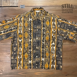 1960's  VINTAGE TROPICANA  COTTON HAWAIIAN SHIRT   /  1960年代  ヴィンテージ トロピカーナ コットン ハワイアンシャツ