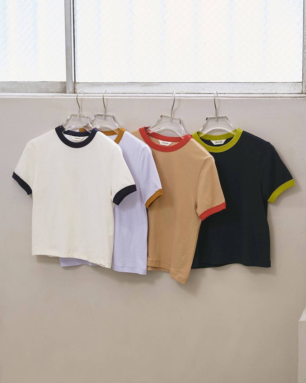 TODAYFUL(トゥデイフル) Compact Ringer Tee | サウスオレンジ｜メンズ