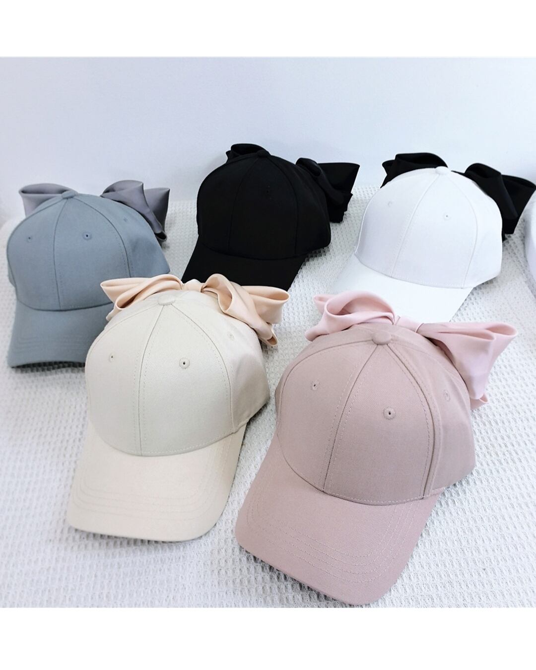 ビッグサテンリボンキャップ（5 colors） 25WP02055 | Deelia