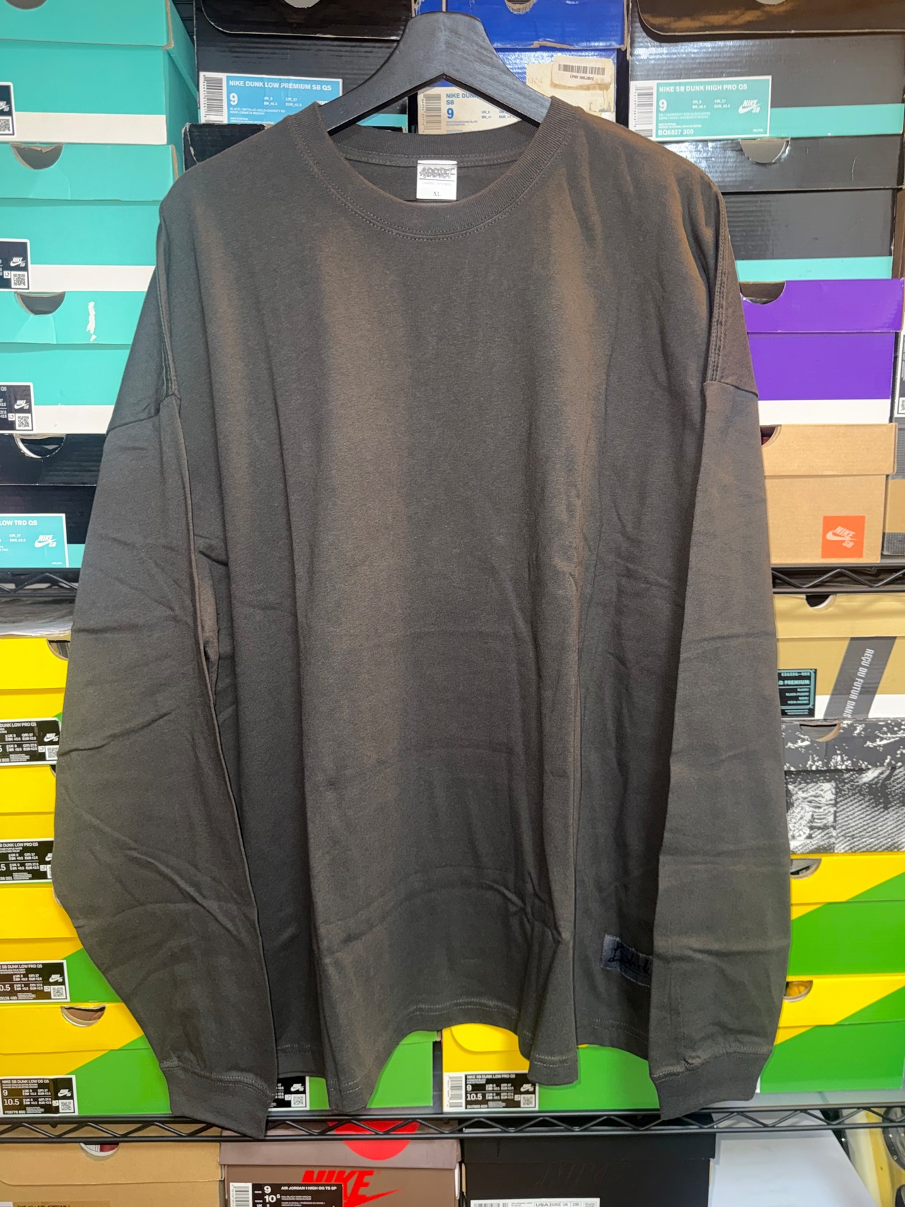 【SAMPLE】A.D.D.I.C.T Black Label L/S Tee Vintage Black【 XLarge 】