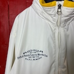 00s POLO RALPH LAUREN NEW YORK ダブルジップナイロンジャケット 白 ラルフローレン