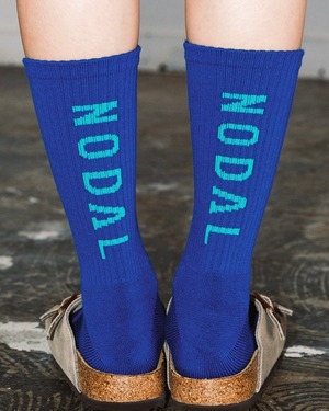 NODAL Logo Socks ROYALEBLUE × GREEN