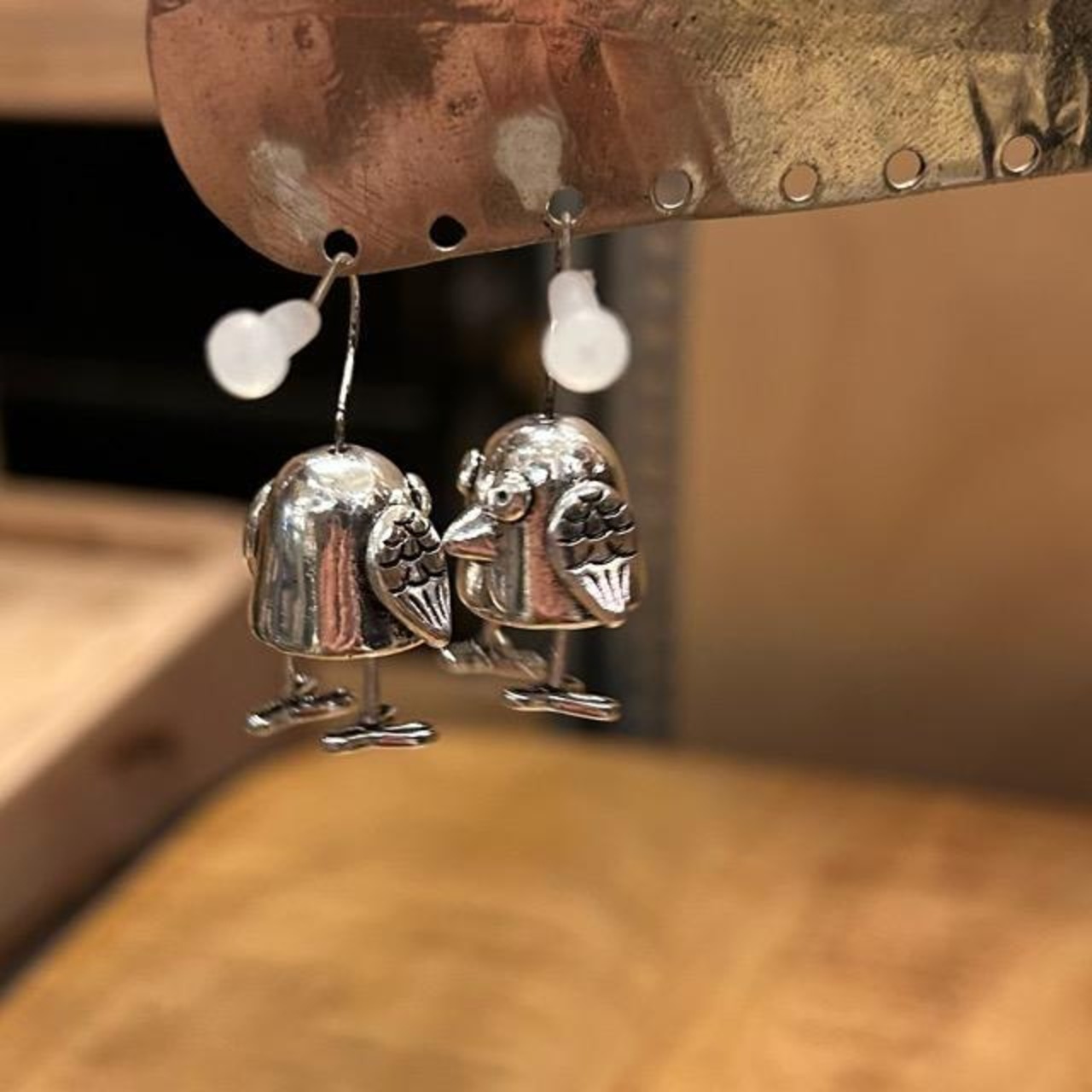 TOPANGA Jewelry Little Bird Earrings, Bird Earrings, Silver Plated, Gift, Jewelry, Bird Earrings