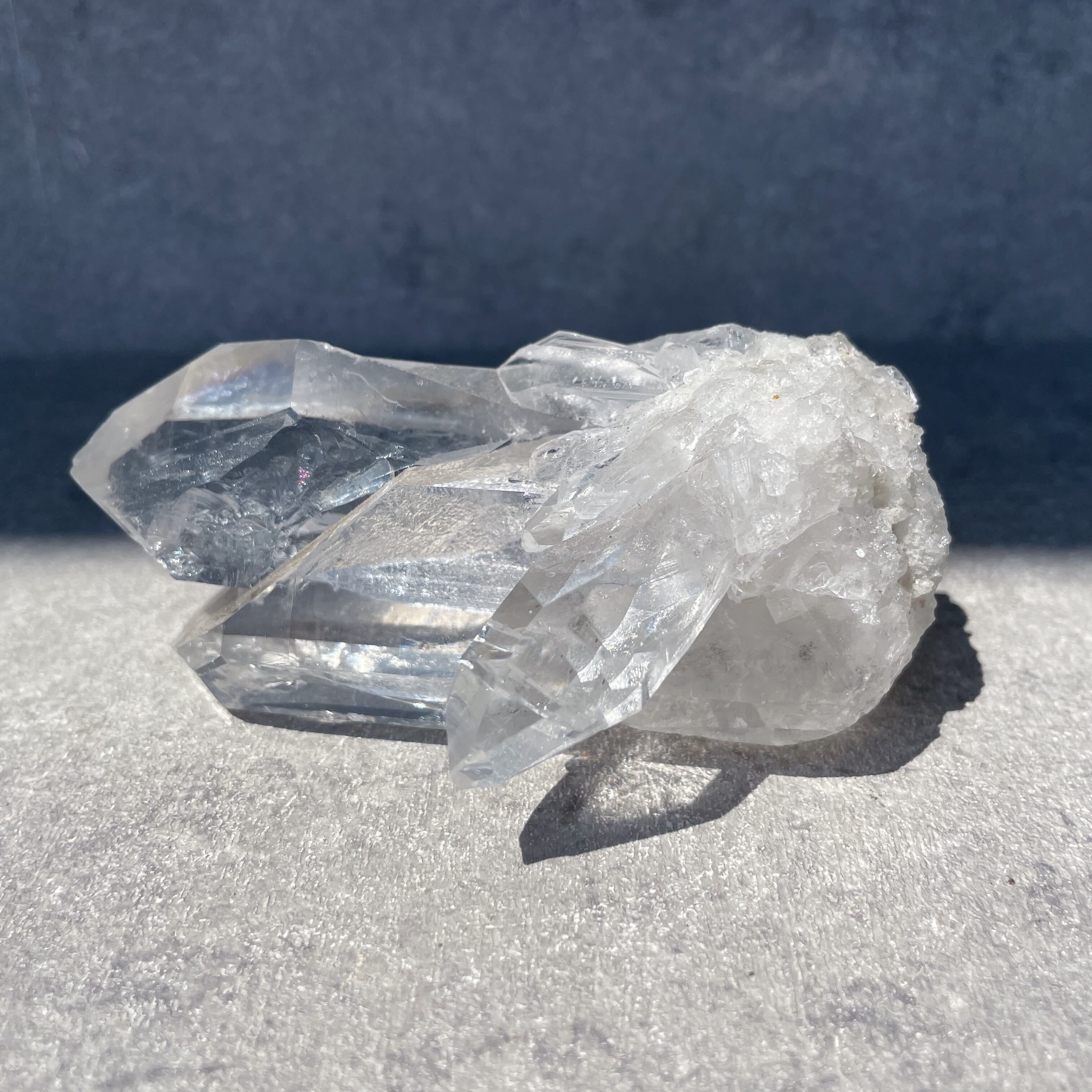 大きな結晶◎ゼッカ産水晶クリアクォーツ クラスター13◇ Clear Quartz