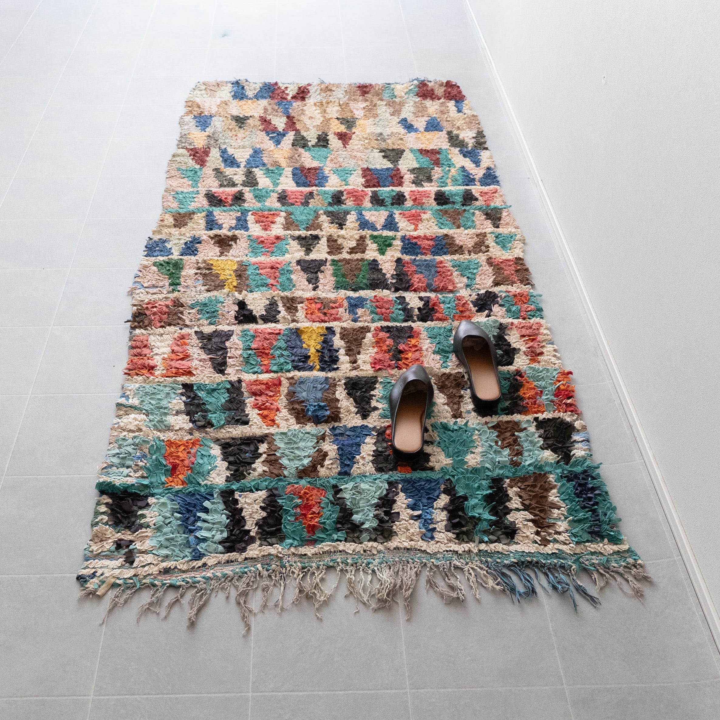 【Vintage】モロッコ・ヴィンテージラグ BC-19 "89cm×210cm"