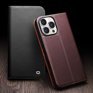 ◆iPhone 17/16/15/14/13/12/Pro/Pro Max/mini/Plus/Air◆ Genuine Leather Stitching Flip Case / 本革 ステッチ 手帳型 フリップ スマホケース