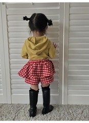 カラー / COLOR / スティックスカートパンツ / 韓国子供服 / キッズ / 26winter〖取寄〗*5~11号*