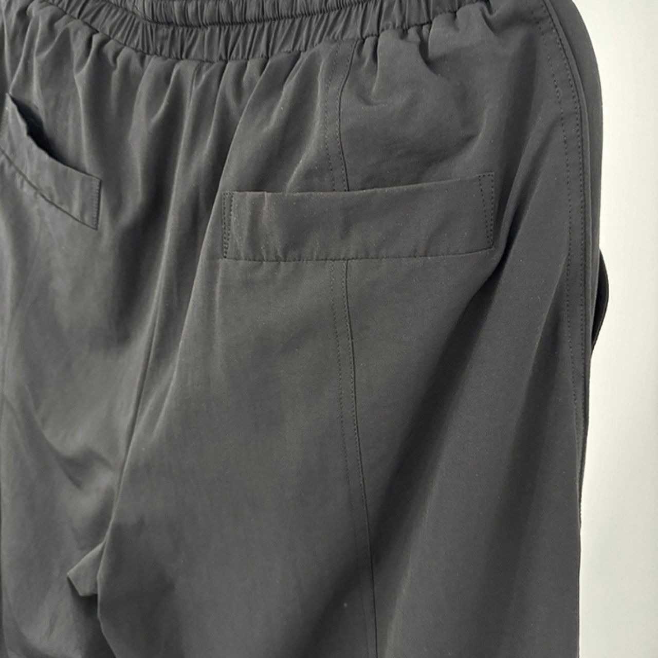 裏起毛グレービックシルエットパンツ　1097