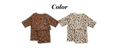 韓国子供服 / 26winter / oottbebe / レオパードニットセットアップ / ベビー&キッズ / 冬服 *XS~XL*