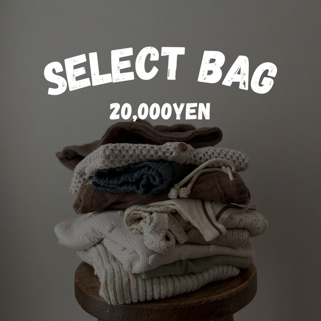Select Bag 25AW / 20,000yen
