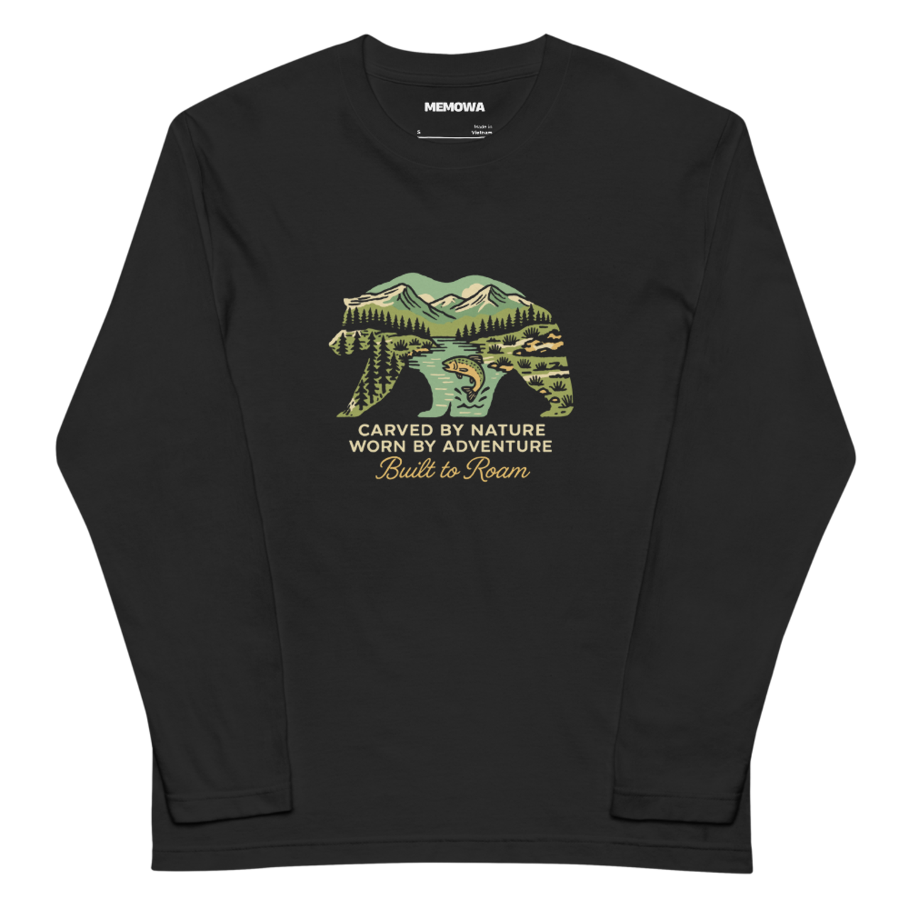 FISHING BEAR 長袖TシャツA0069