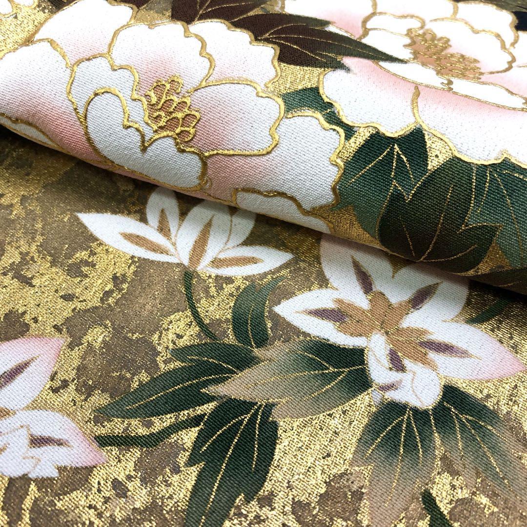黒留袖 美しい四季の花模様 金彩 牡丹 菊 桜 梅 トールサイズ K-3479  