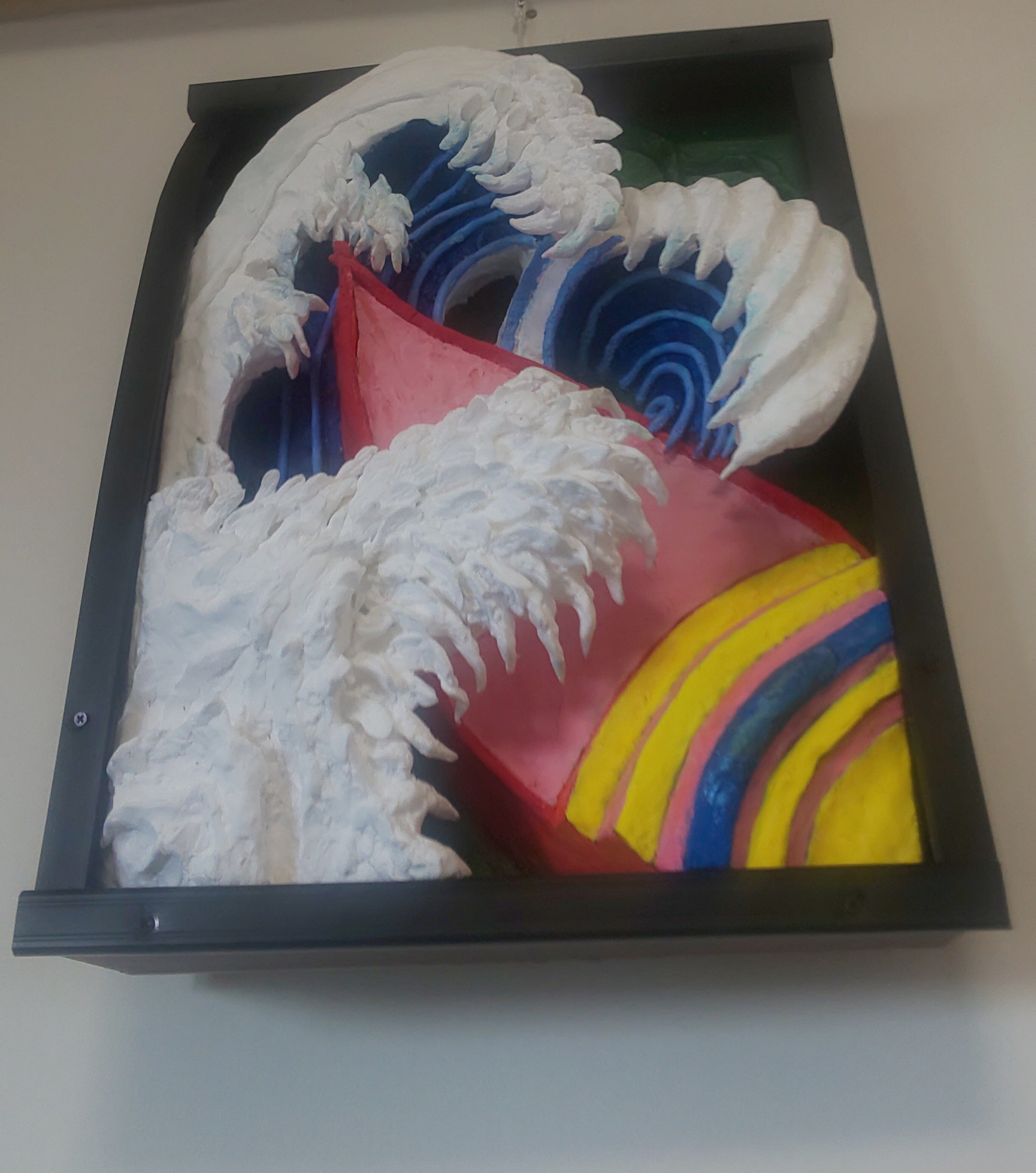 現代アート「芍薬の花壇」（未来絵画）