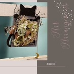 森本様専用　星4連　アクリル猫のシルエット