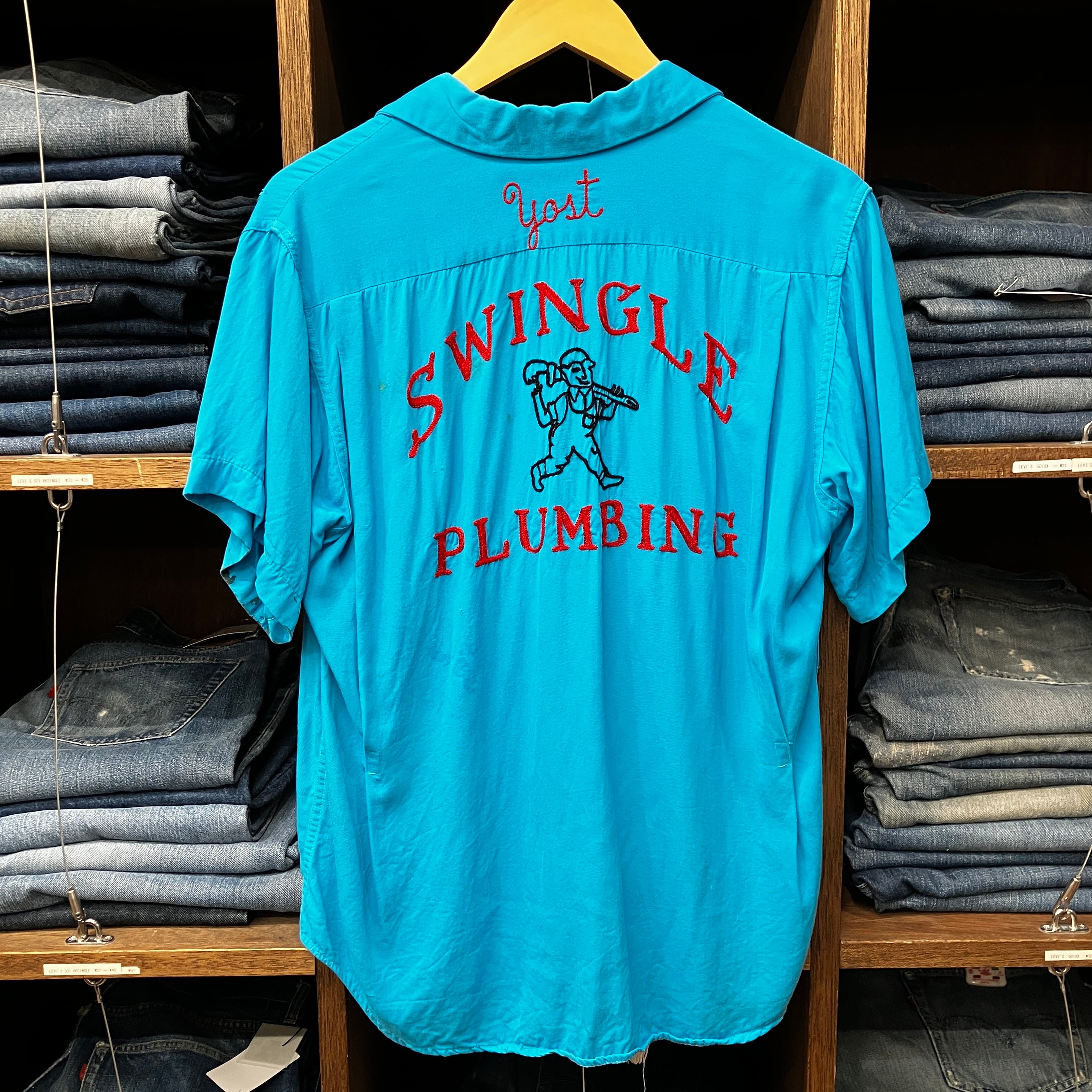 1960'S NAT NAST RAYON BOWLING SHIRT | safarionline