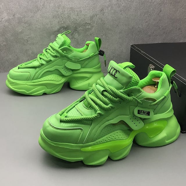 予約販売】スニーカー 厚底 ダッド メンズ ビッグシルエット