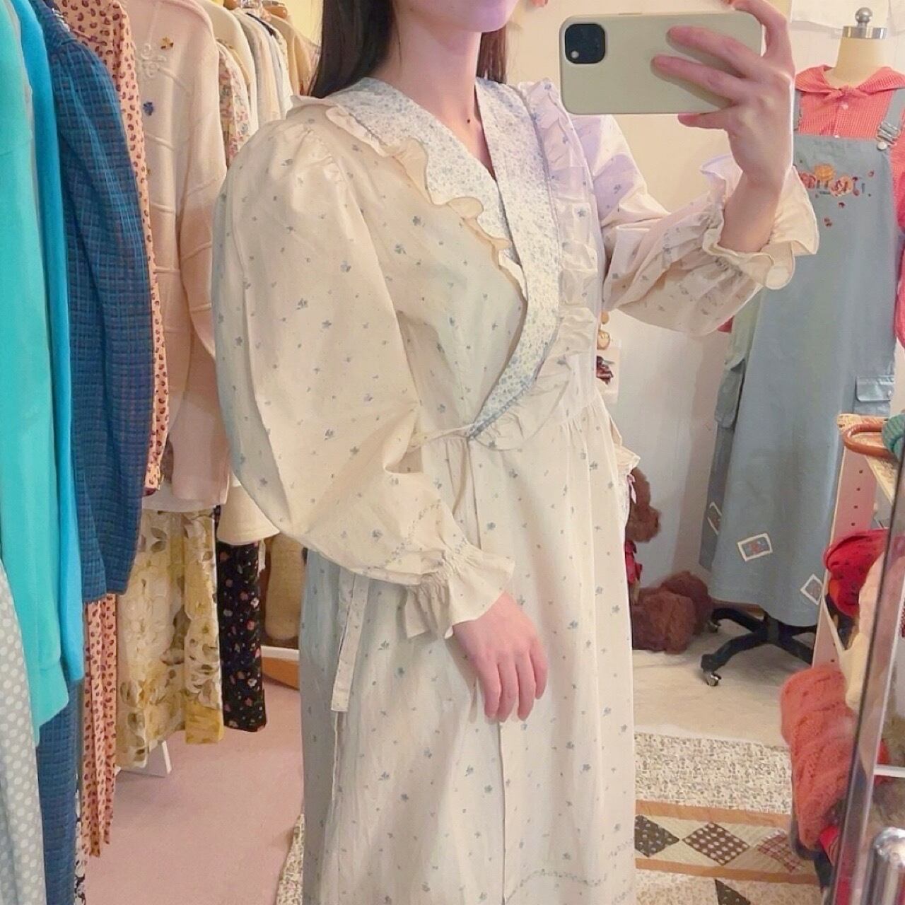 mini flower cachecoeur one-piece