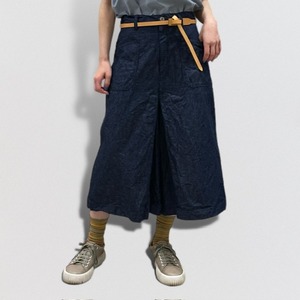 Midi Umi denim culottes pants