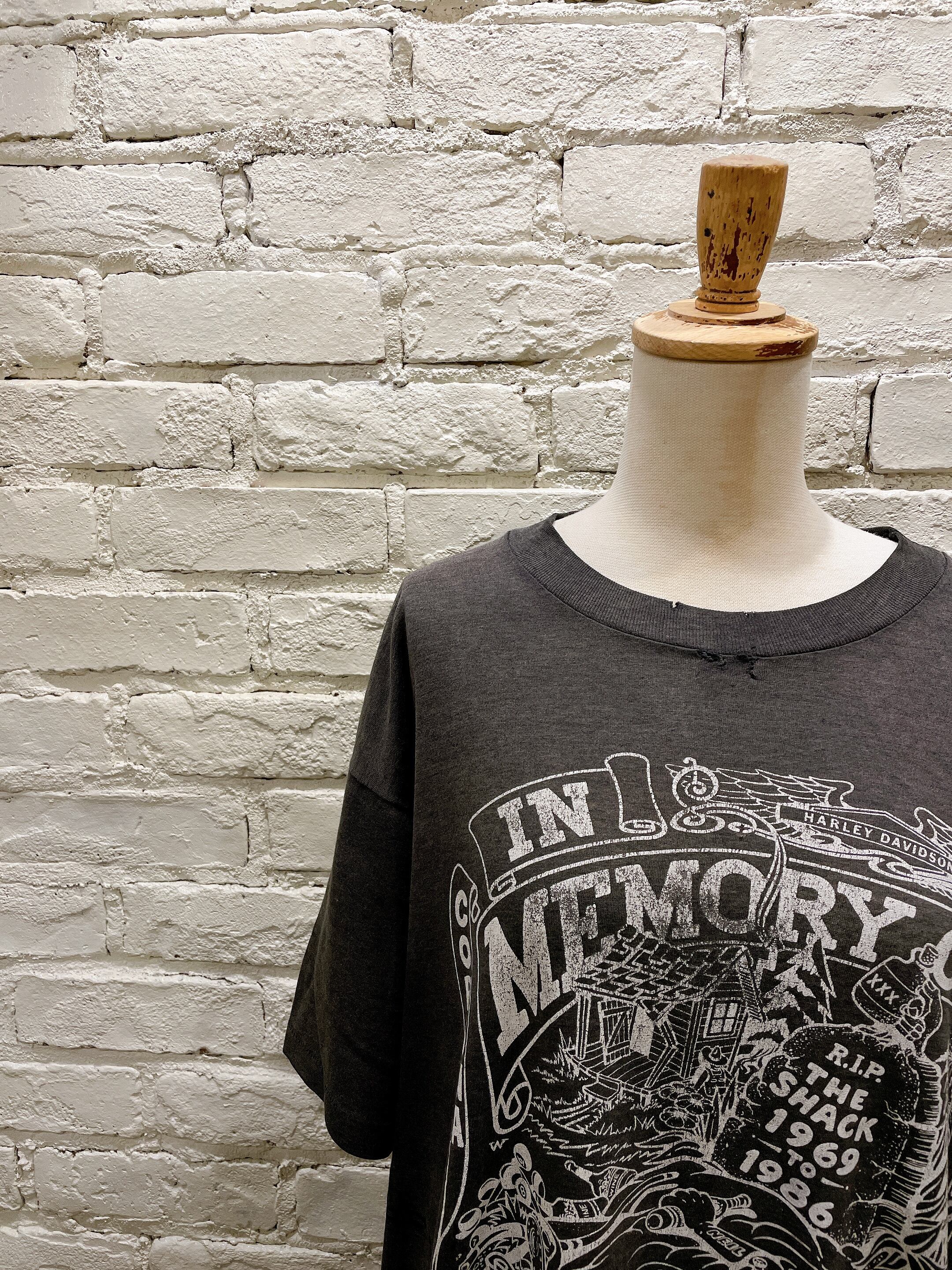 80年代 Harley Davidson ヴィンテージプリントTシャツ USA製 HANES | Used & Vintage Clothing  『VALON』『Lanp』 powered by BASE