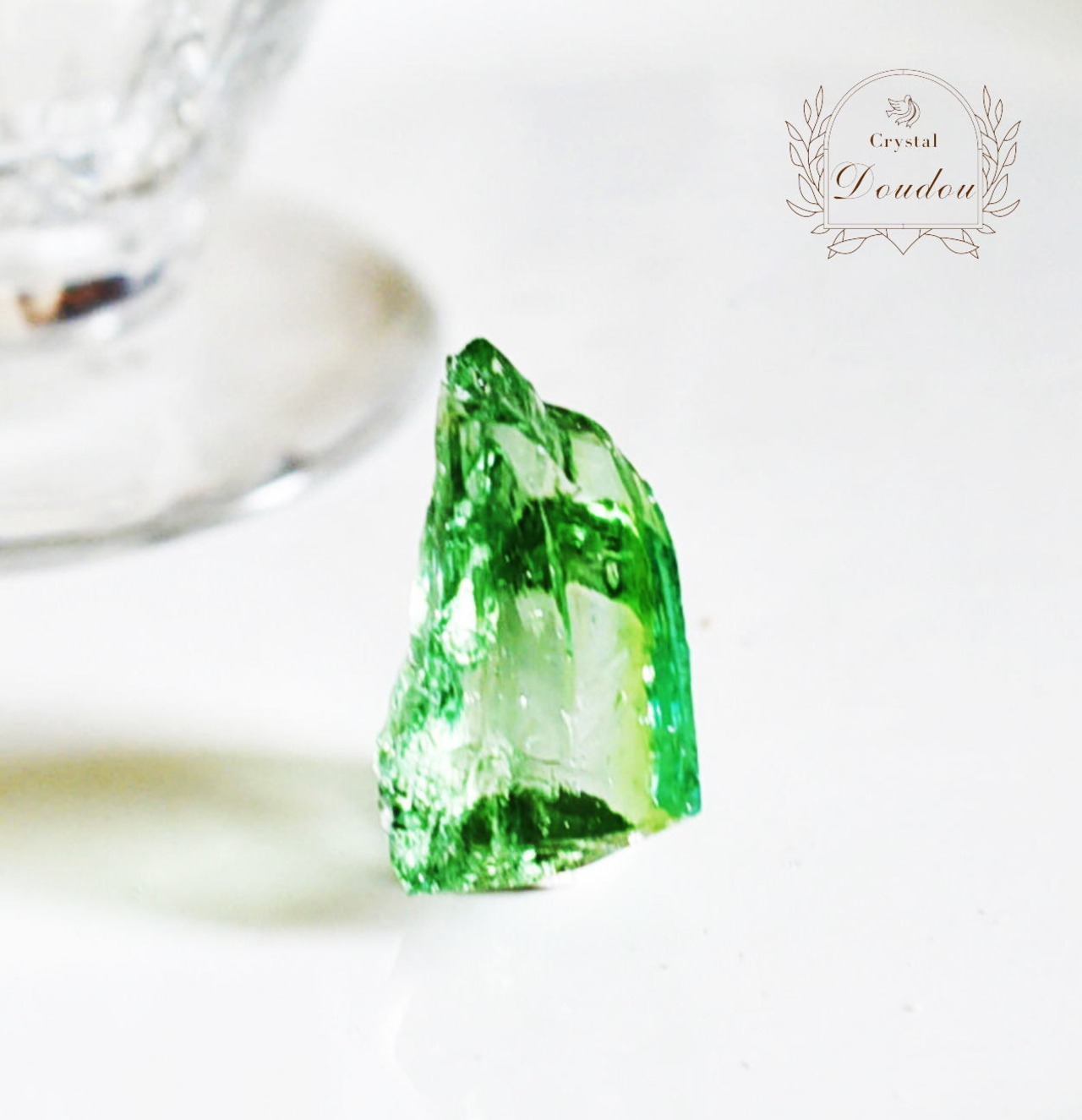 アンダラクリスタル 希少ネオン スピリットオーラグリーン〔sa4324〕