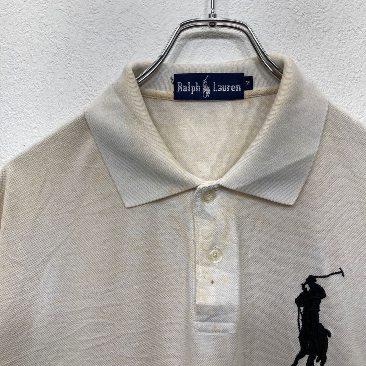 Ralph Lauren 半袖 ロゴ ポロシャツ Mサイズ ラルフローレン 刺繍 