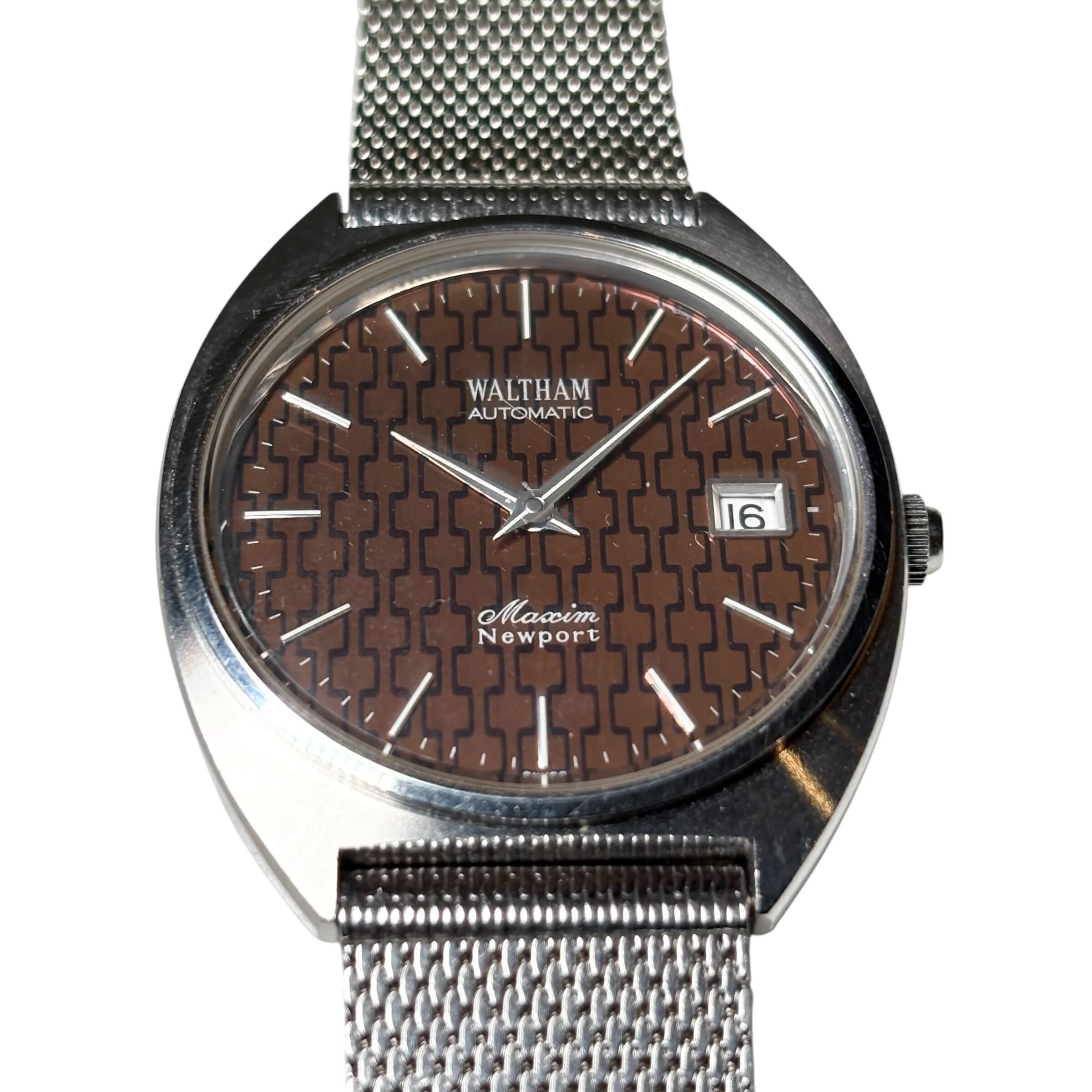 vintage WALTHAM automatic watch “Maxim Newport” | NOIR ONLINE