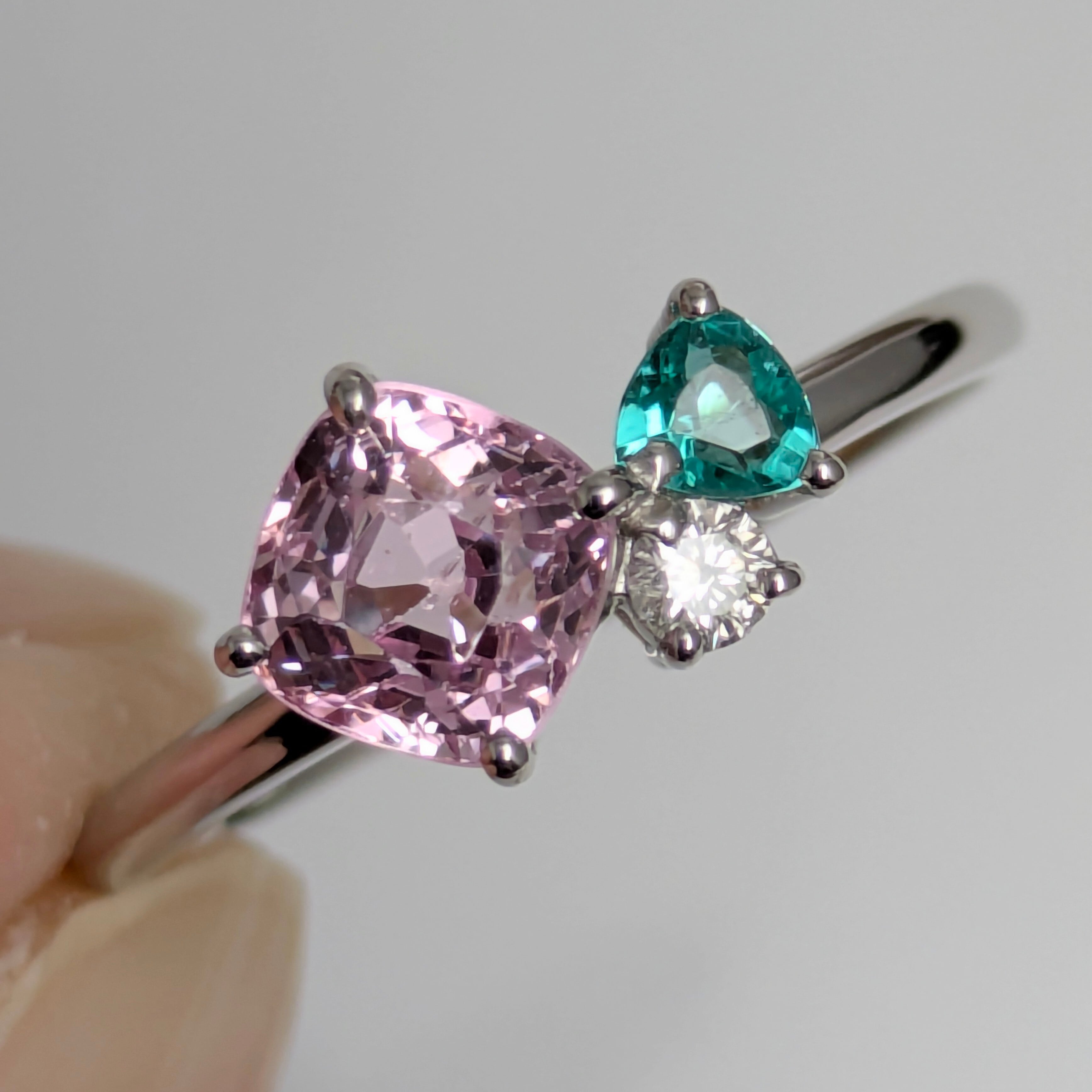 バターリャ産パライバトルマリンのリング 幻のバターリャ産パライバトルマリンリング！ | Paraibana