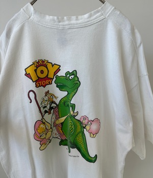 -TOY STORY- Vintage 90s XL Rex Print T-Shirt made in USA