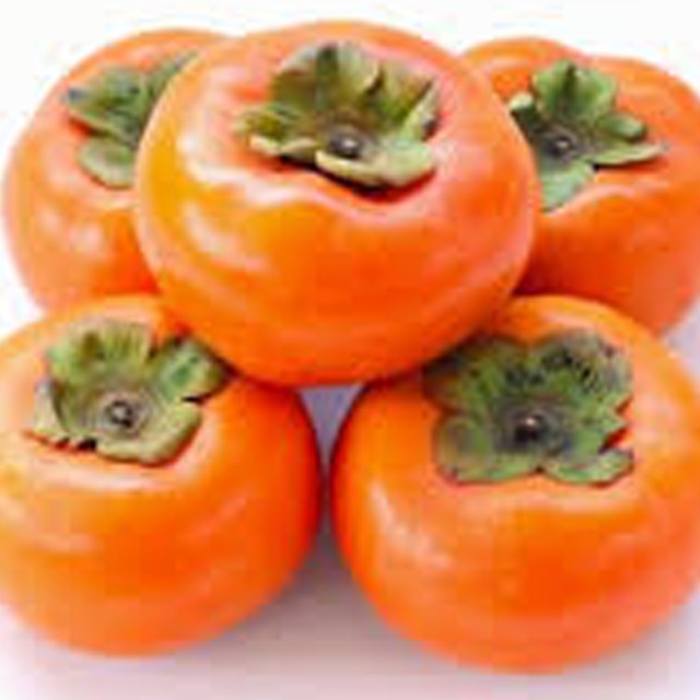 冷蔵柿（富有柿）Ｌ（8玉）約2kg　河北農園　【福岡】