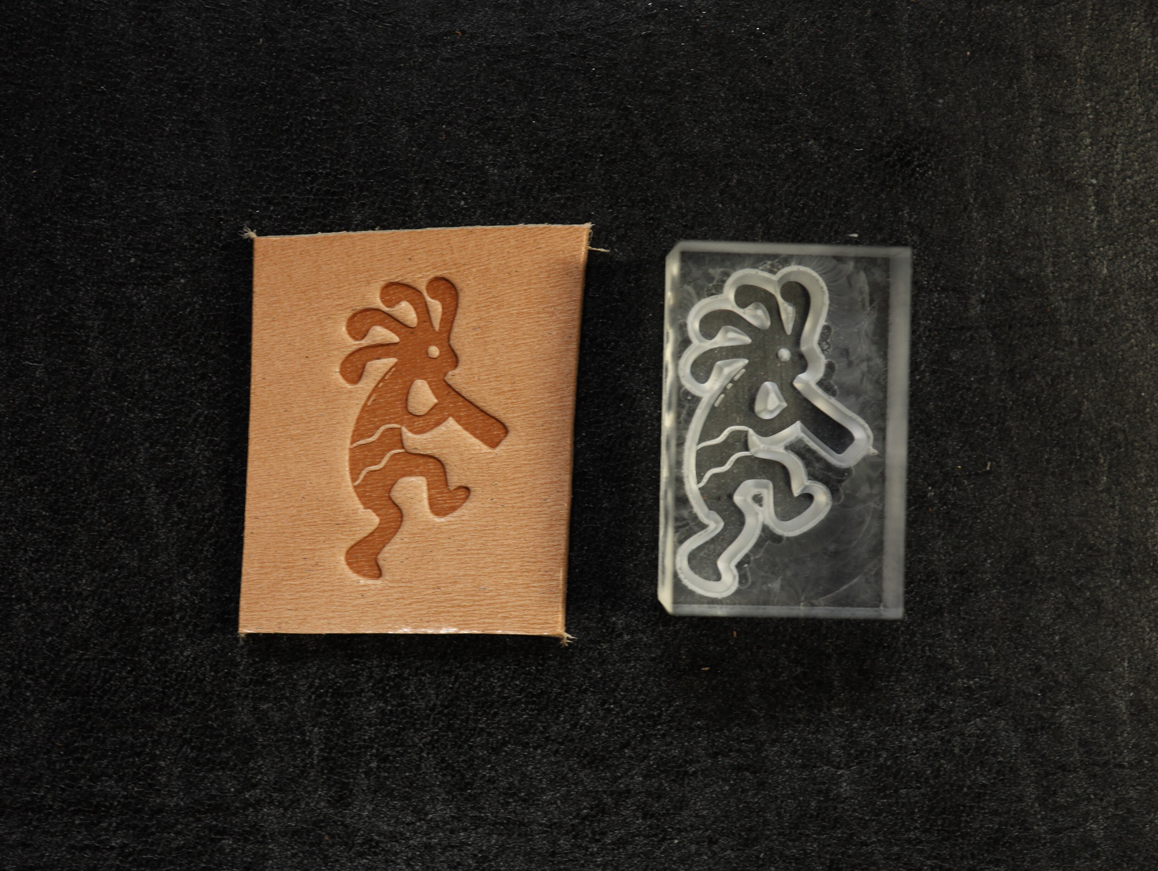 【アクリル刻印】ココペリ　タイプA　レザークラフト用