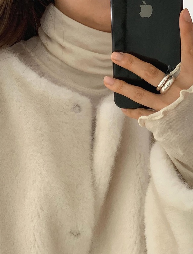 (LITER) shabet wamer pola tee / 3color