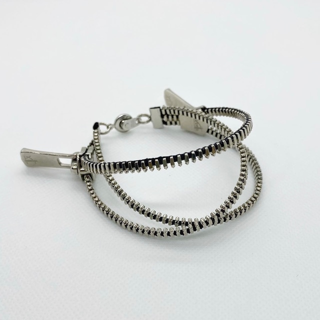 MOBIUS BRACELET-middle / Silver×Black【PERSO】