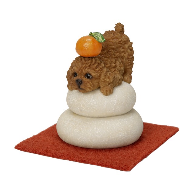 鏡餅飾り トイプードル ウービア woobia REH25168-1