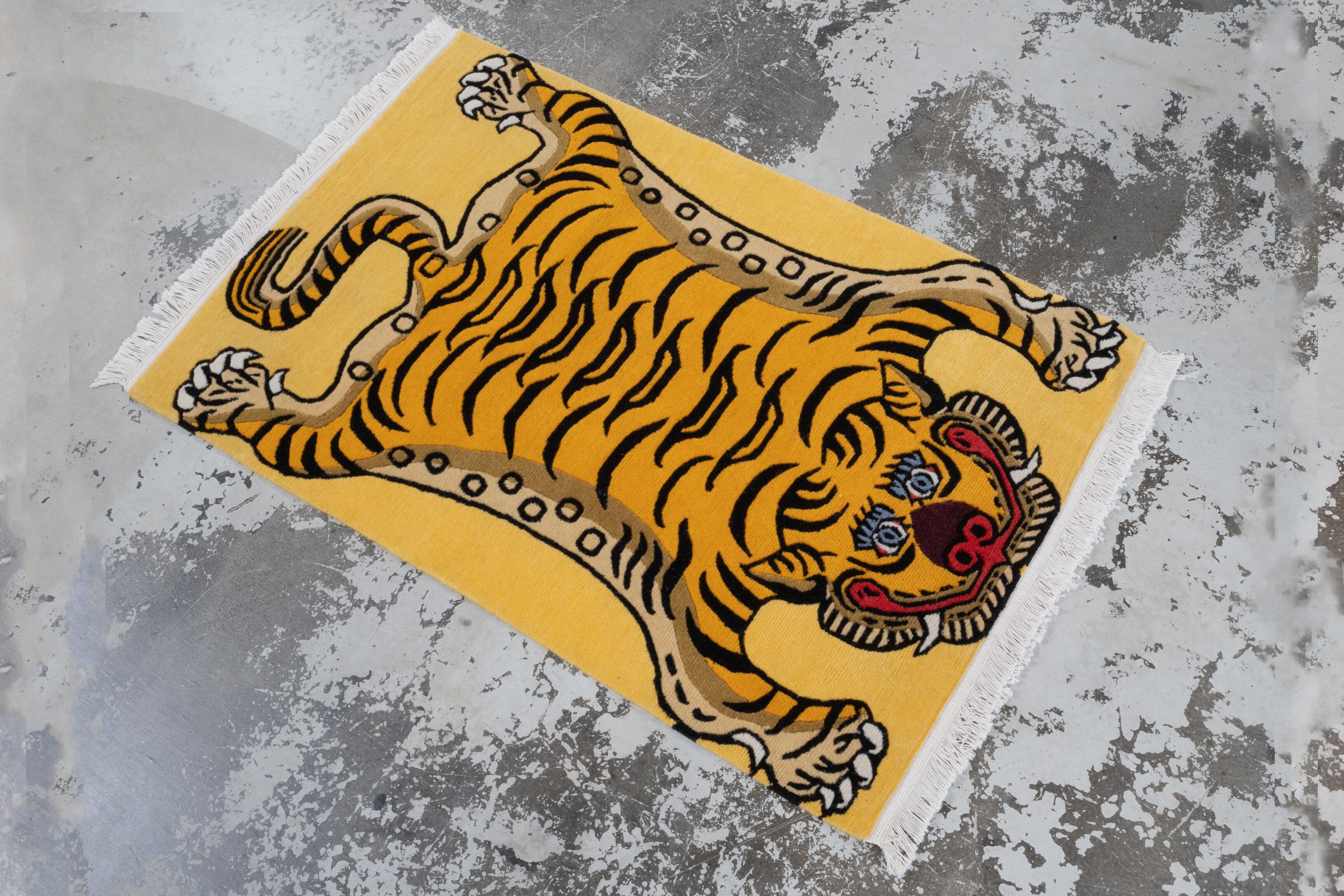 Tibetan Tiger Rug 《Sサイズ•ウール224》チベタンタイガーラグ