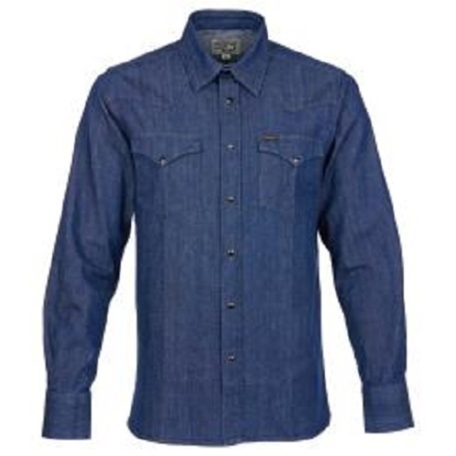 ＊Pike Brothers 1952 Rider Shirt 8oz Indigo＊ - メイン画像